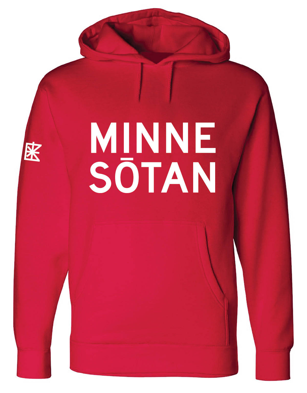 Minnesōtan Heavyweight Hoodie (Red)
