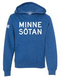 Minnesōtan Youth Midweight Hoodie (Royal Blue)
