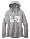 Minnesōtan Women's Re-Fleece Hoodie (Light Heather Grey)