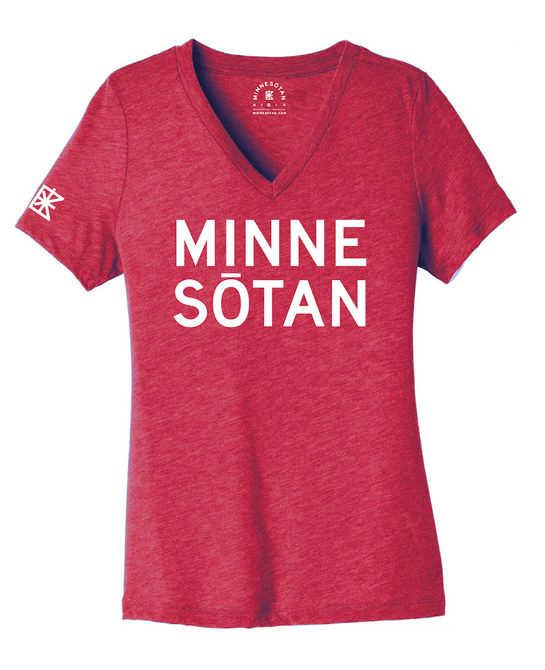 Women's Minnesōtan V-Neck T-Shirt